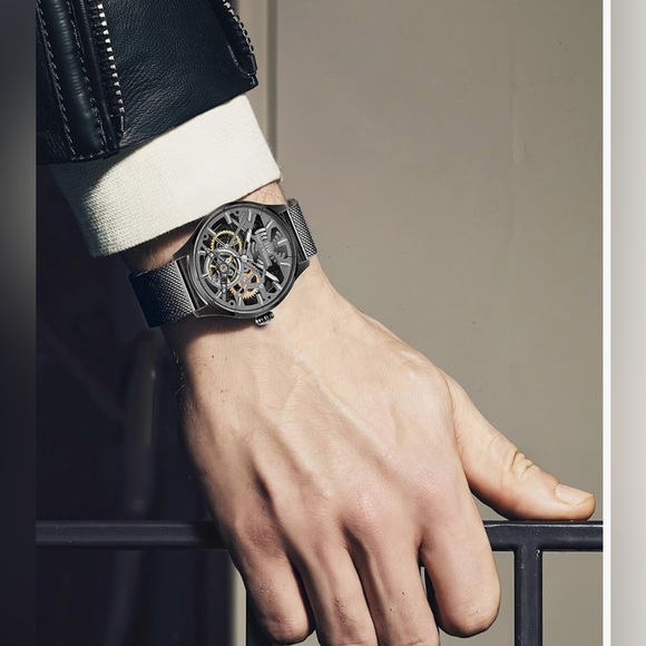 Harry Williams Other - Harry Williams Men's Skeleton Mechanical Watches